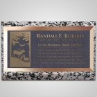 Elk Bronze Plaque