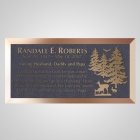 Wilderness Bronze Plaque