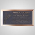 Farm Wheat Bronze Plaque