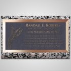 Farm Wheat Bronze Plaque