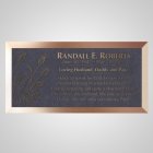 Wheat Strands Bronze Plaque