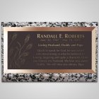 Wheat Strands Bronze Plaque