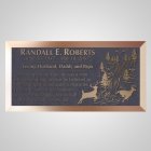 Waterfall Bronze Plaque