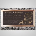 Waterfall Bronze Plaque