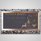 Waterfall Bronze Plaque