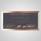 Buffalo Range Bronze Plaque