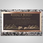 Buffalo Range Bronze Plaque