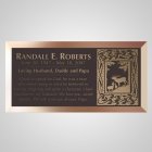 Grasslands Bronze Plaque