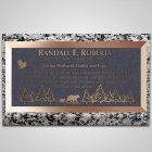 Bears Bronze Plaque