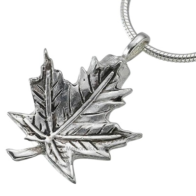 Maple Leaf Keepsake Pendant III