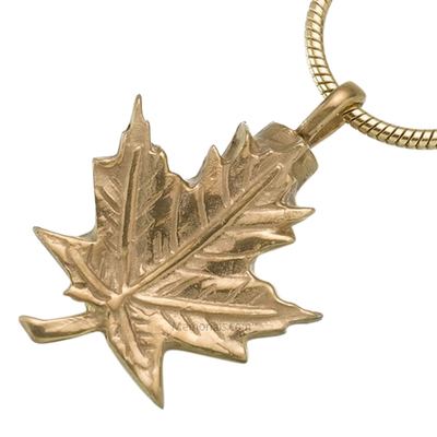 Maple Leaf Keepsake Pendant II