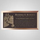 Racoon Bronze Plaque