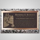 Racoon Bronze Plaque