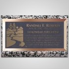 Racoon Bronze Plaque
