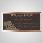Ranching Bronze Plaque