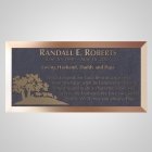 Ranching Bronze Plaque