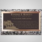 Ranching Bronze Plaque