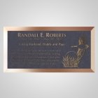 Duck Bronze Plaque