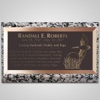 Duck Bronze Plaque