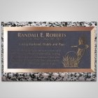 Duck Bronze Plaque