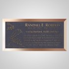 Tropical Bird Bronze Plaque