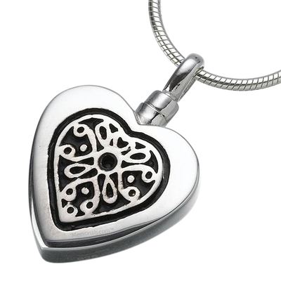 Heart Insert Keepsake Pendant