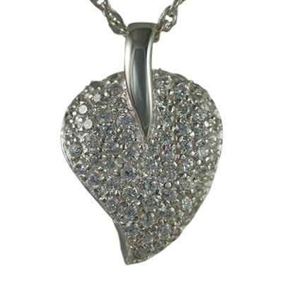 Indented Stone Heart Keepsake Pendant III