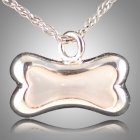 Dog Bone Pearl Cremation Pendant III