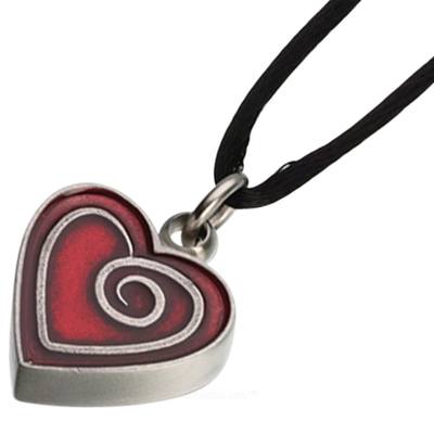 Red Heart Keepsake Pendant