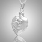 Paw Heart Pet Cremation Jewelry