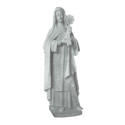 St. Clara Granite Statue VII