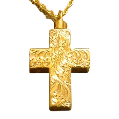 Etched Cross Memorial Jewelry II