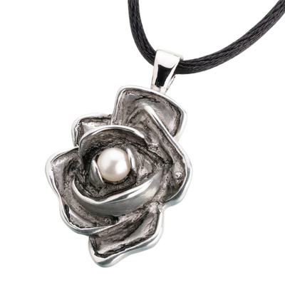 Integrity Pewter Rose Keepsake Pendant