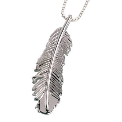 Feather Cremation Pendant