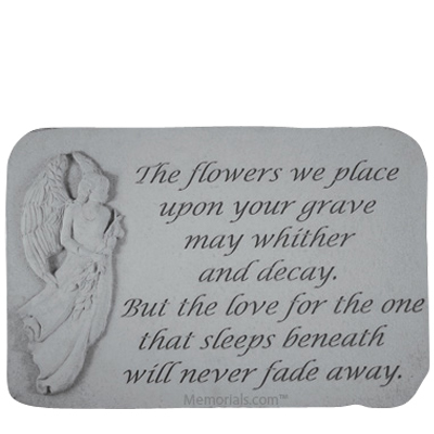 The Flowers We Place Angel Stone