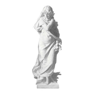 Winter Marble Statue VI