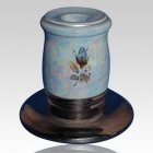 Callista Blue Candle Holder