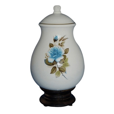 Serena Blue Ceramic Cremation Urn