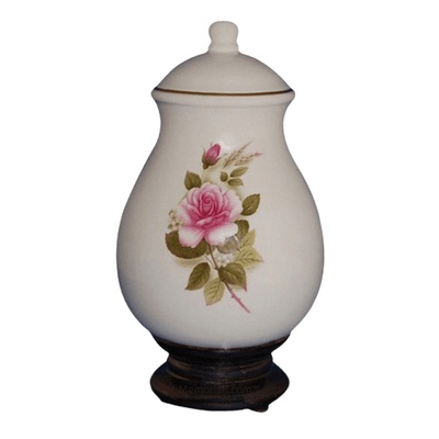 Serena Pink Ceramic Cremation Urn