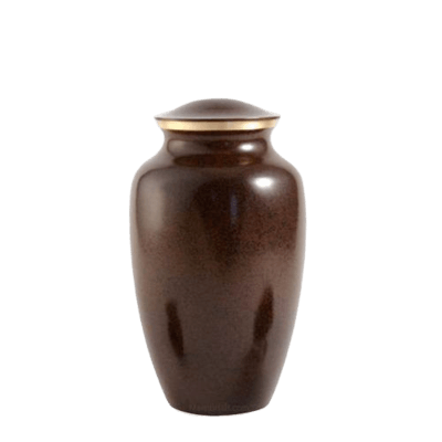 Brown Earthtone Medium Urn II