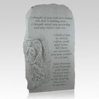 Thought Of You Angel Obelisk Pet Stone