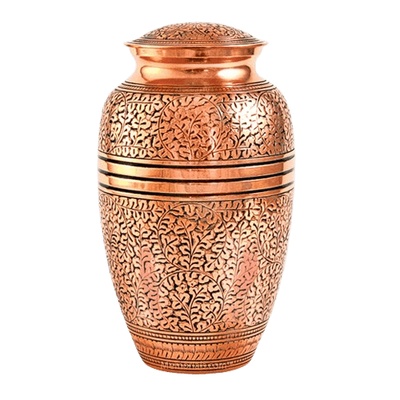 Antique Copper Cremation Urn