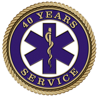 40 Years Medical Service Medallion