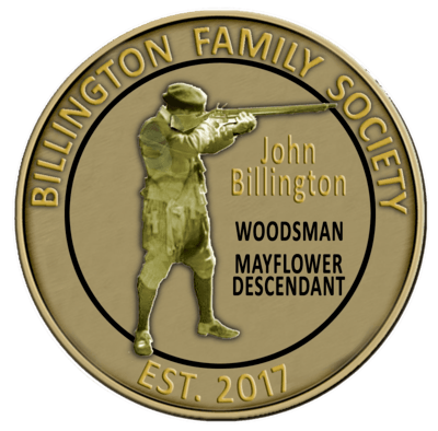 400th Anniversary Mayflower Voyage Billington Family Medallion