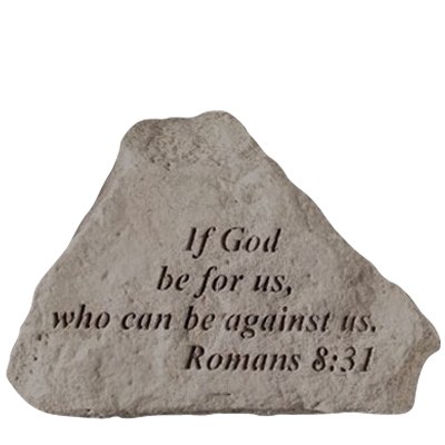 If God Be For Us Keepsake Rock