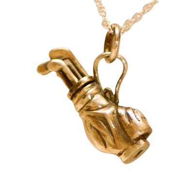 Golf Clubs Keepsake Pendant IV