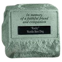 In Memory Of A Faithful Friend Headstone