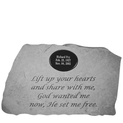 Lift Up Your Hearts Stone