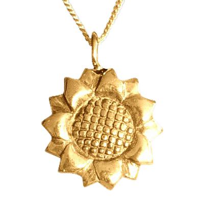 Sun Flower Keepsake Pendant II