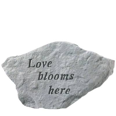 Love Blooms Here Rock